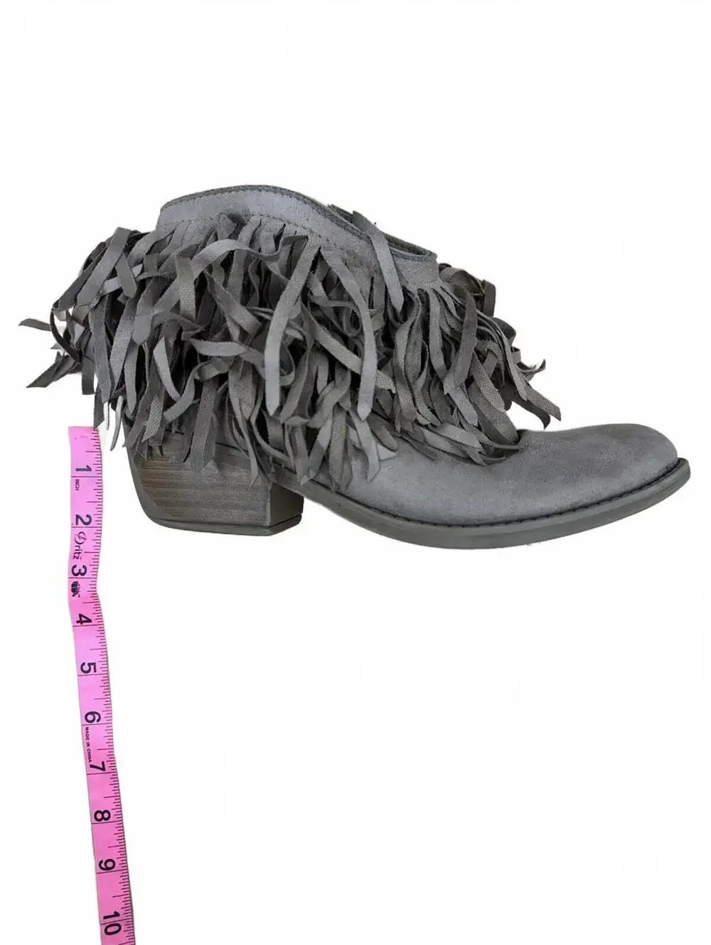 Fringe‎ Suede Ankle Boots Boho Chic Style